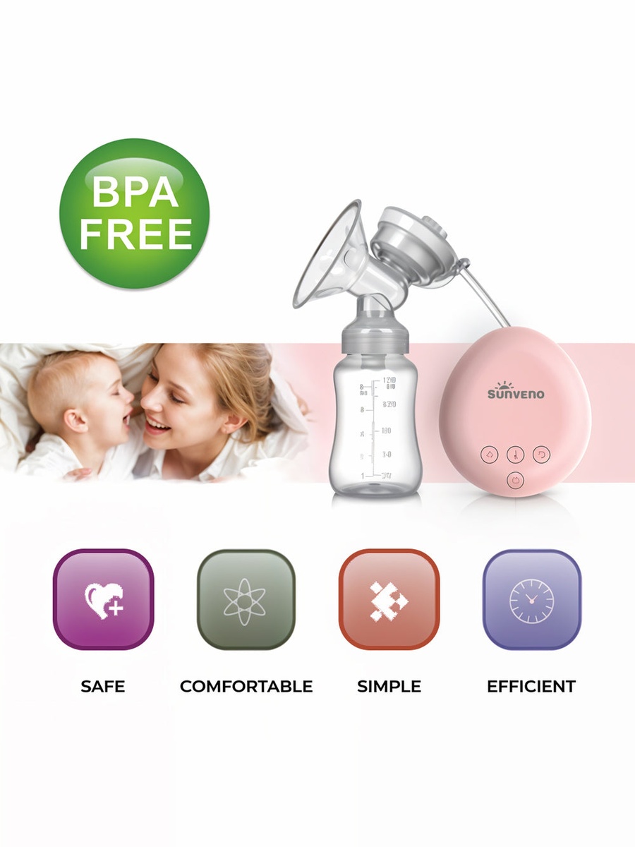 Automatic Dual Breast Pump with Controller - White