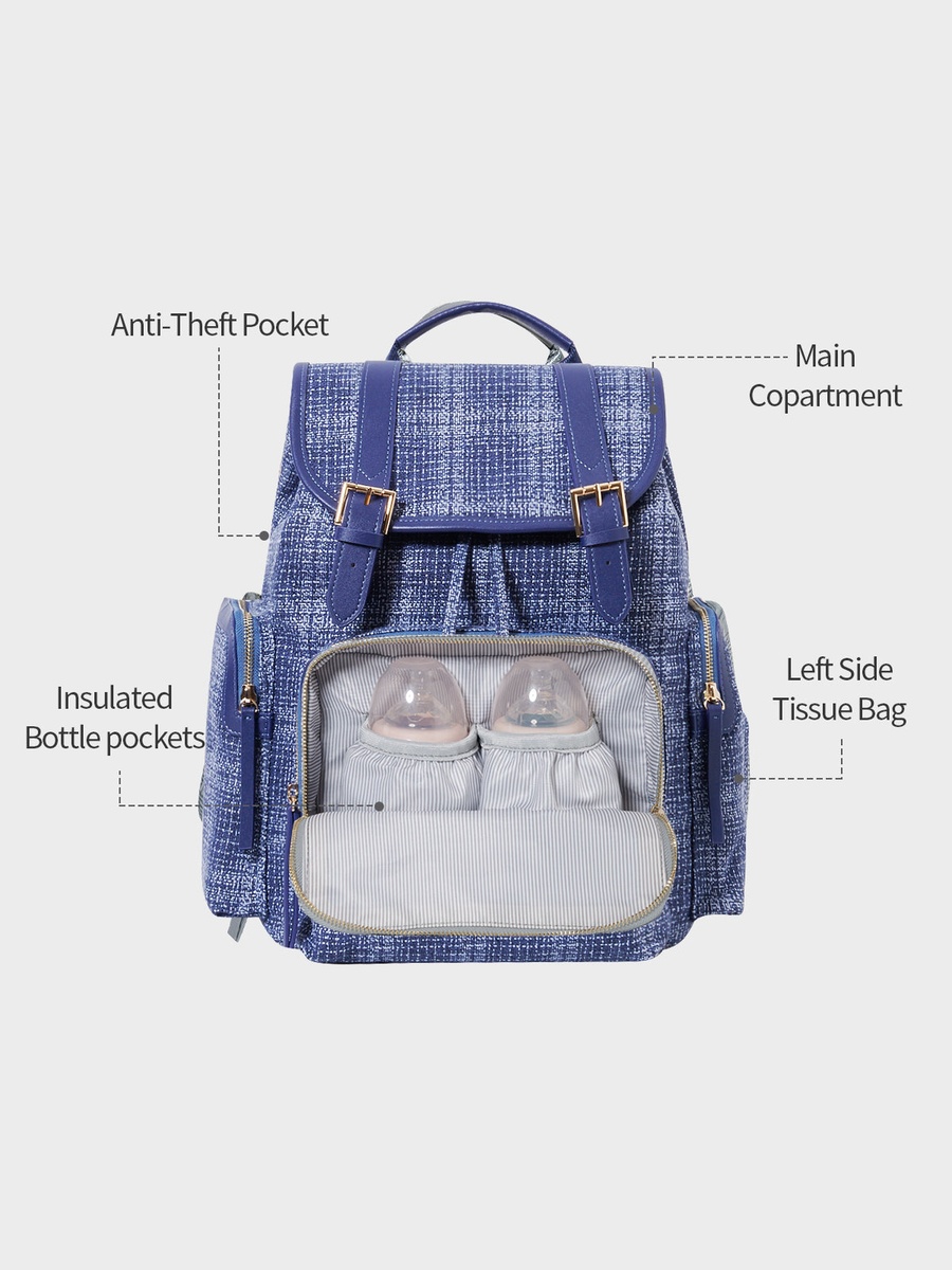 Vouge Diaper Bag - Blue