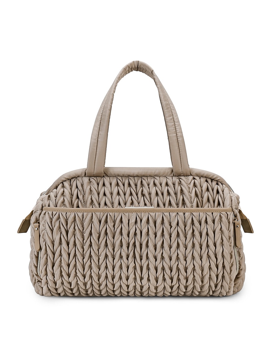 Elva Diaper Bag with Stroller Straps - Beige