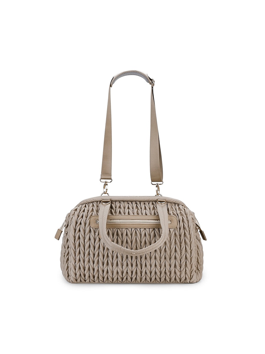 Elva Diaper Bag with Stroller Straps - Beige