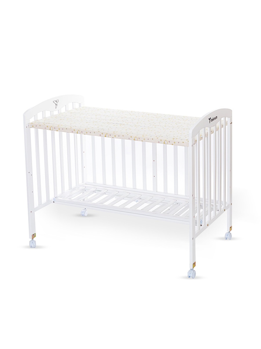 4in1 Wooden Bed Side with Storage and Height Adjustments - White