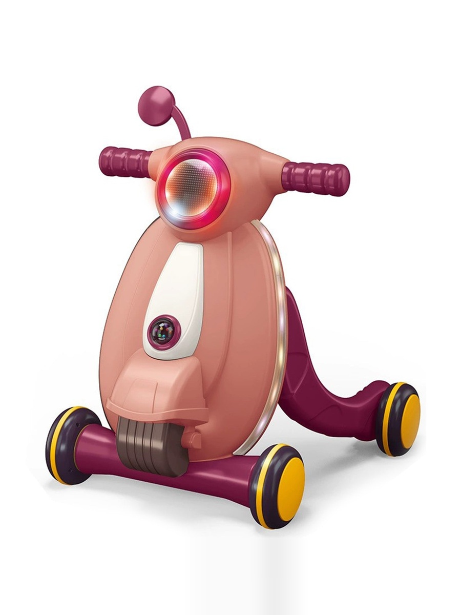 Multifunctional Baby Walker with Light and Music - Pink