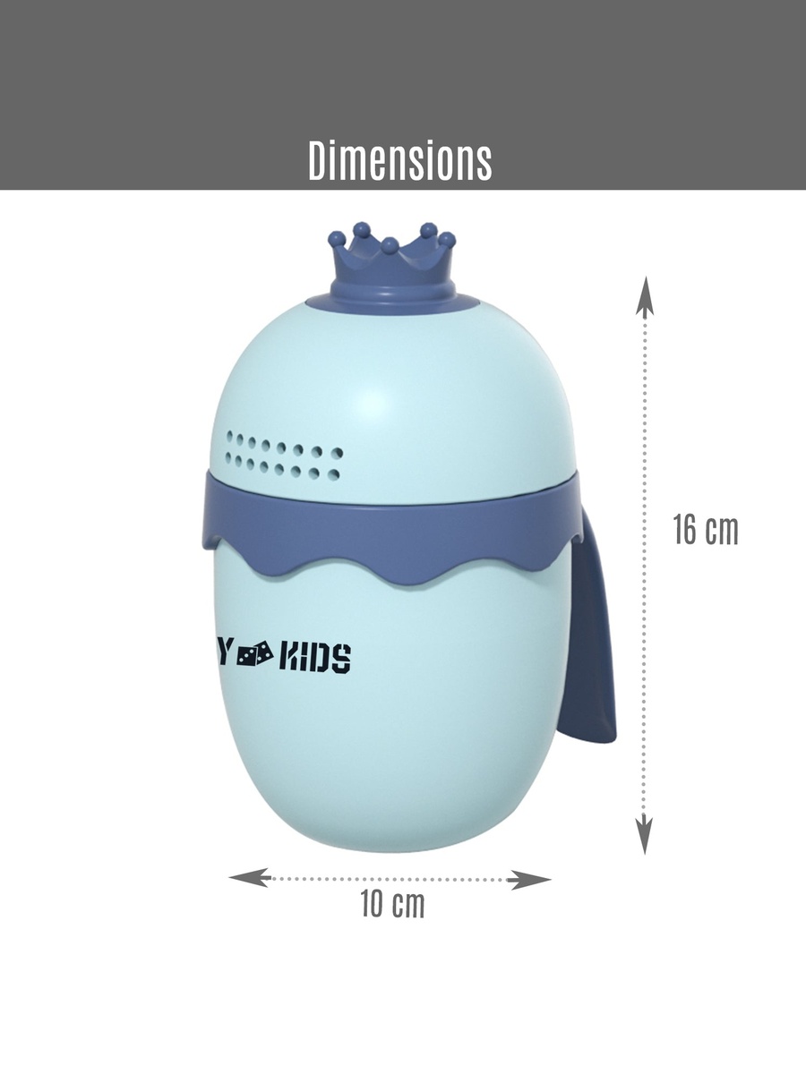 Royal Baby Head Shampoo Wash Rinse Shower Mug - Blue, 500ml