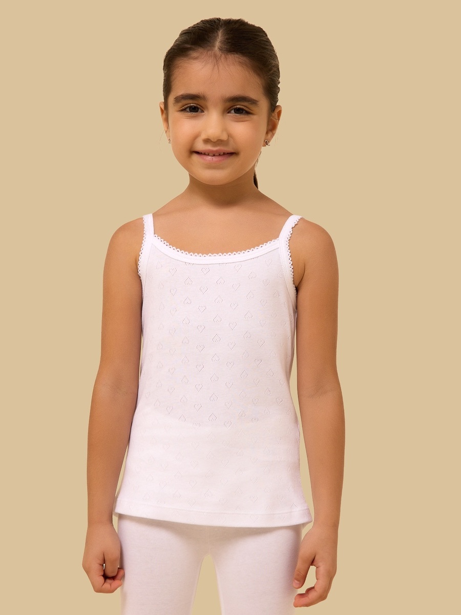 Pack of 2 - Textured Pointelle Vest