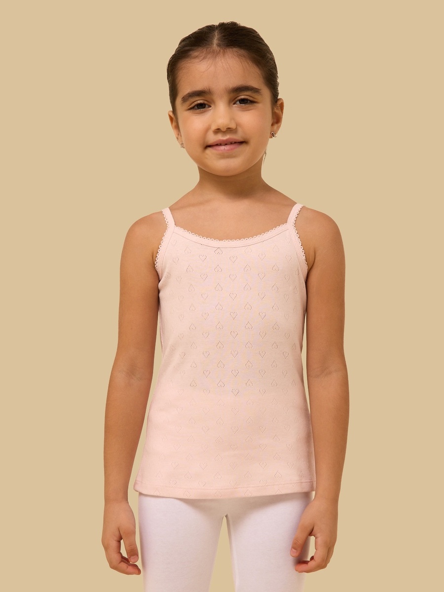 Pack of 2 - Textured Pointelle Vest
