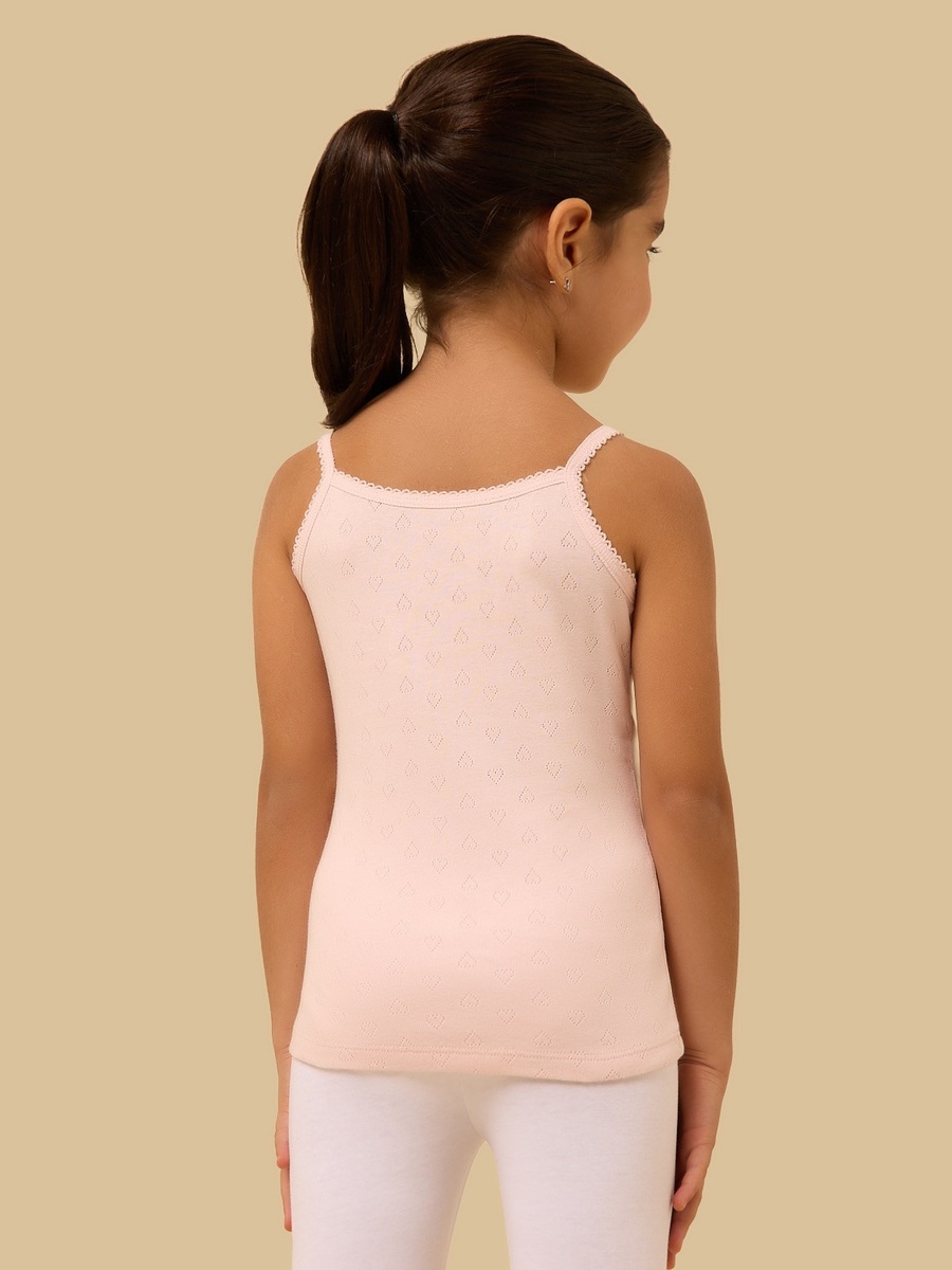 Pack of 2 - Textured Pointelle Vest