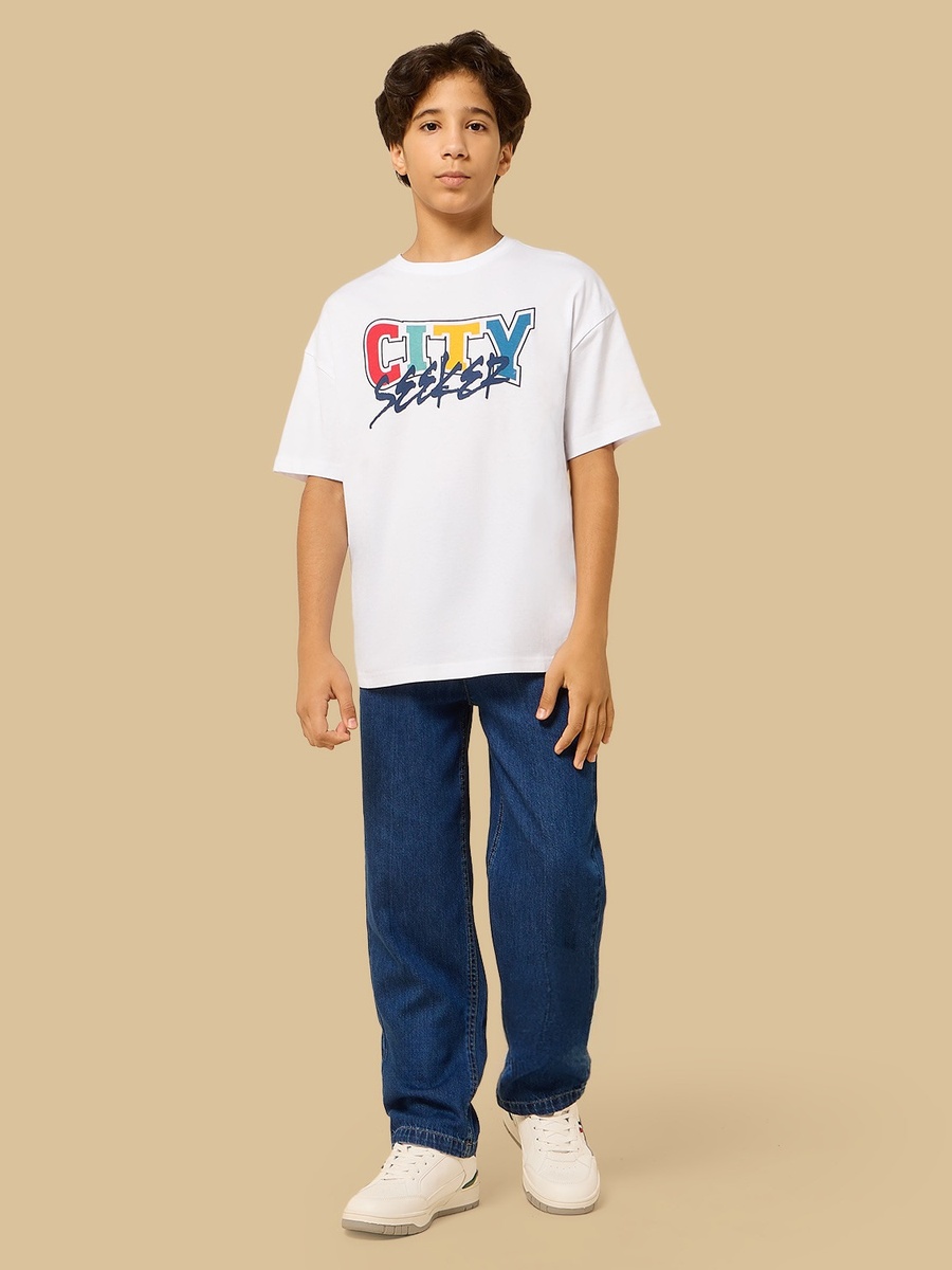 Typographic Print T-Shirt