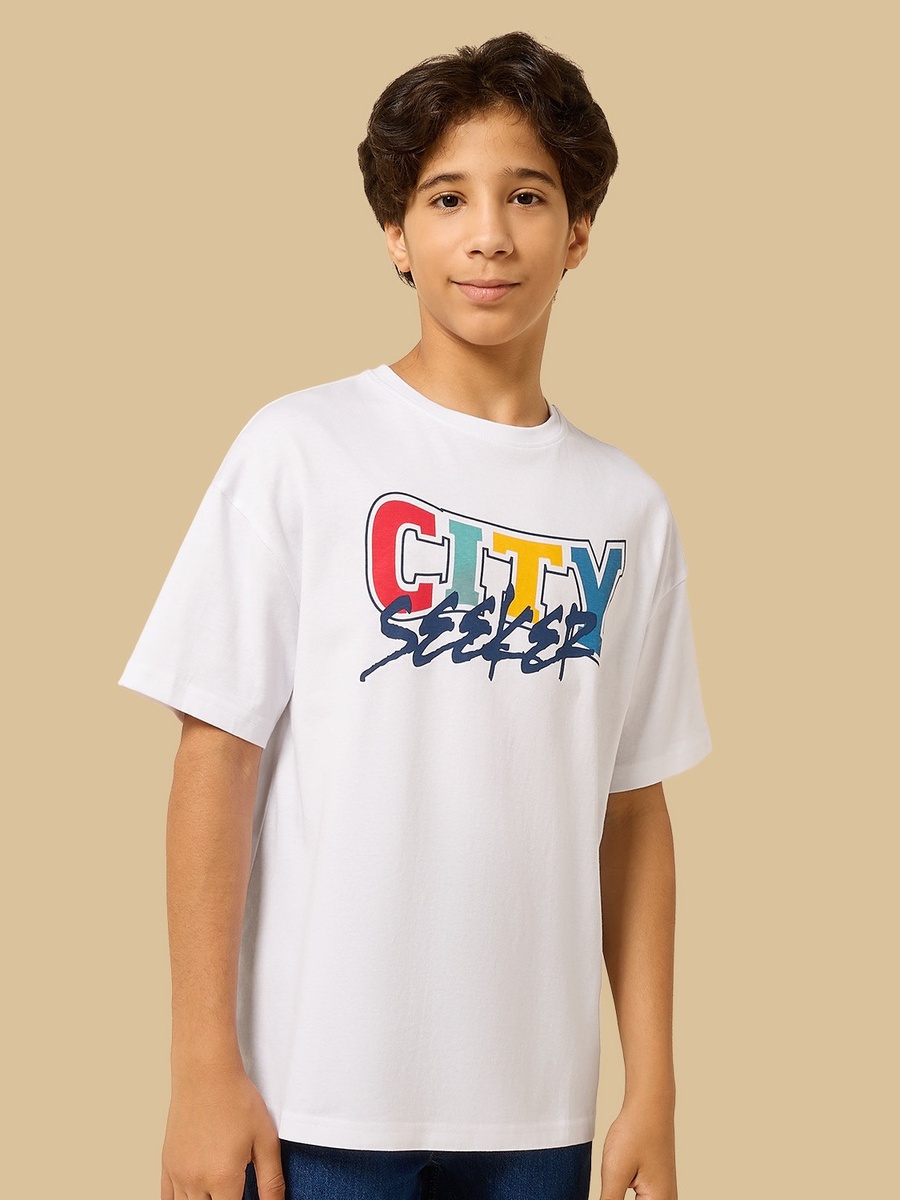 Typographic Print T-Shirt
