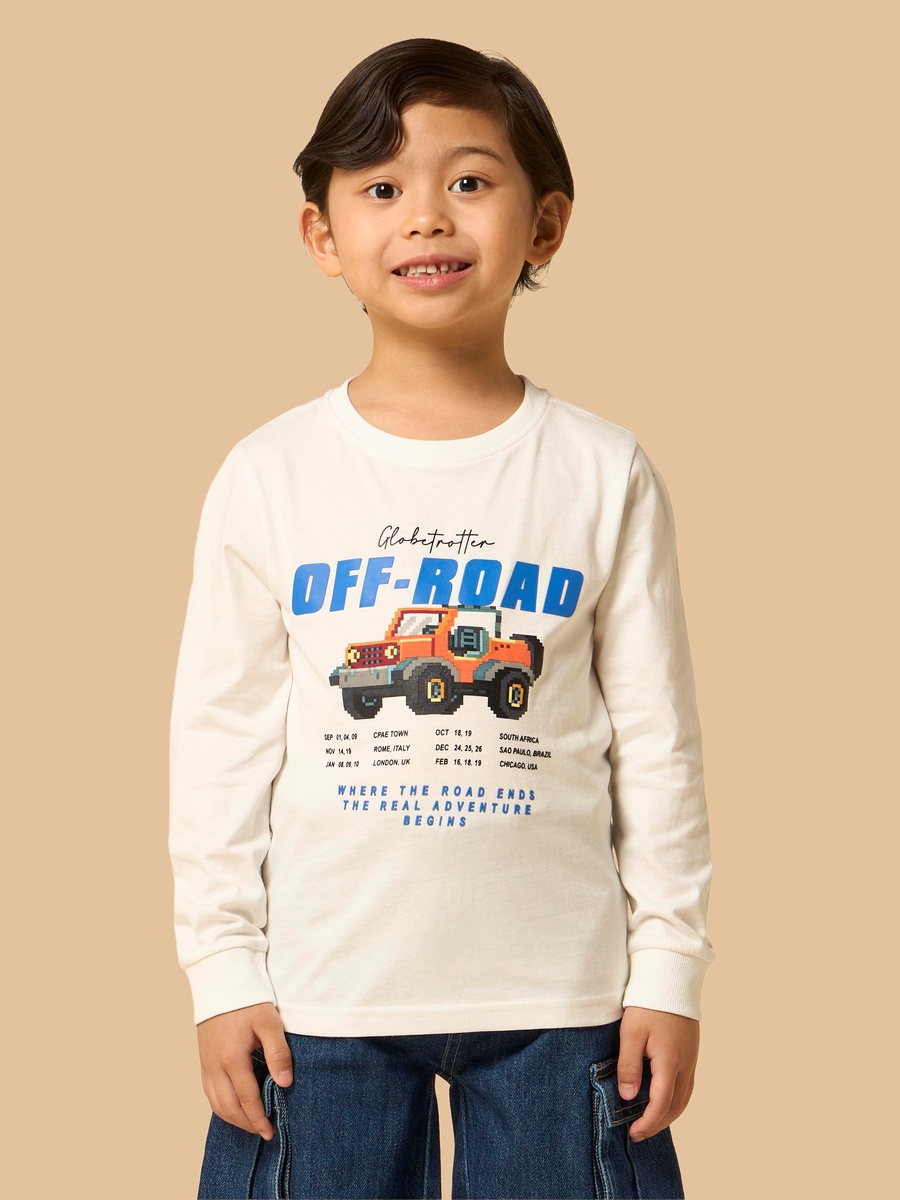 Graphic Print Cotton T-Shirt