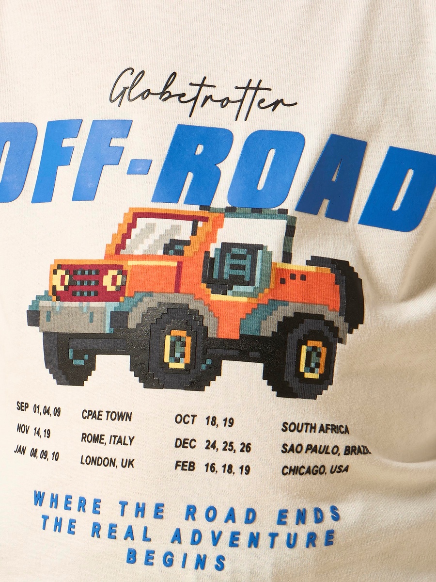 Graphic Print Cotton T-Shirt