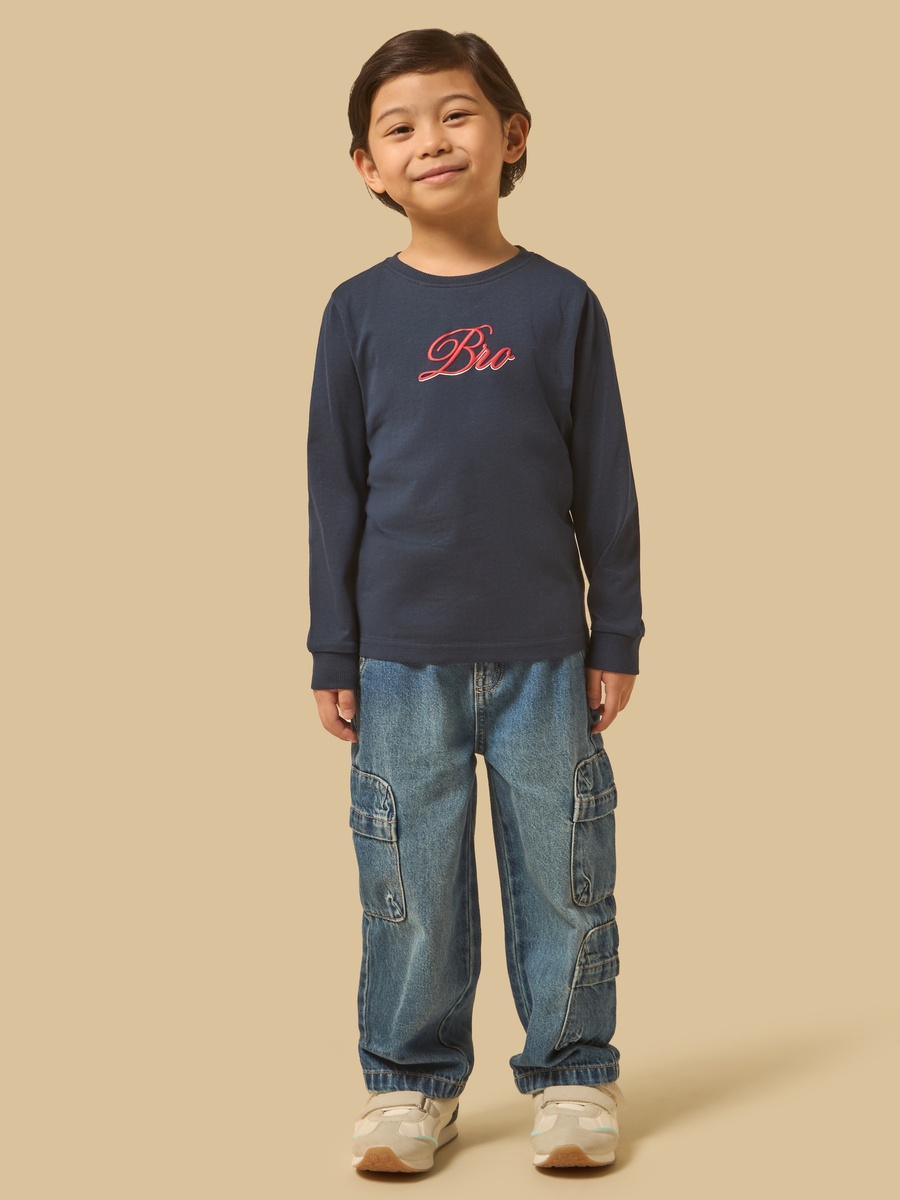 Typography Print Cotton T-Shirt