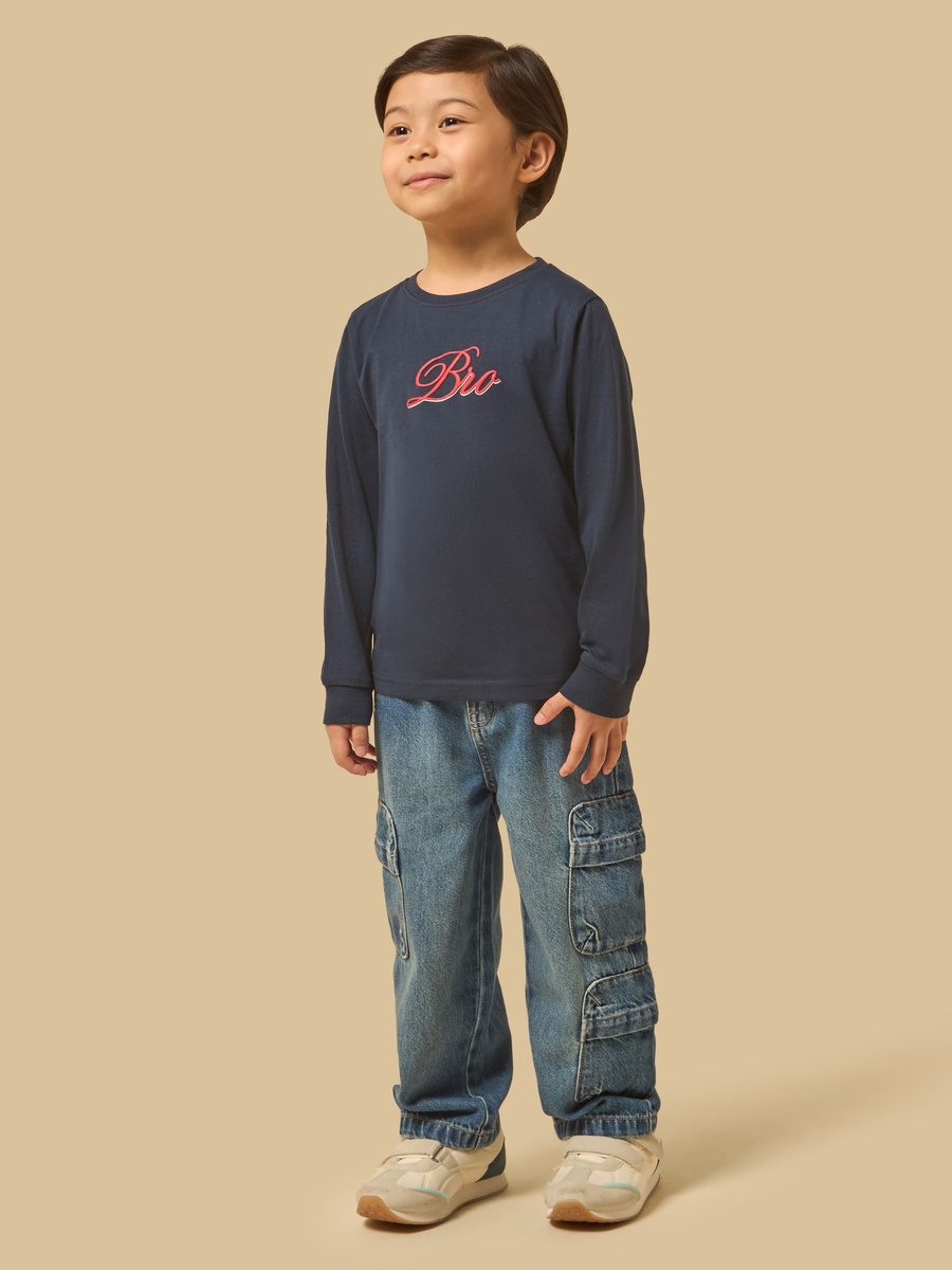 Typography Print Cotton T-Shirt