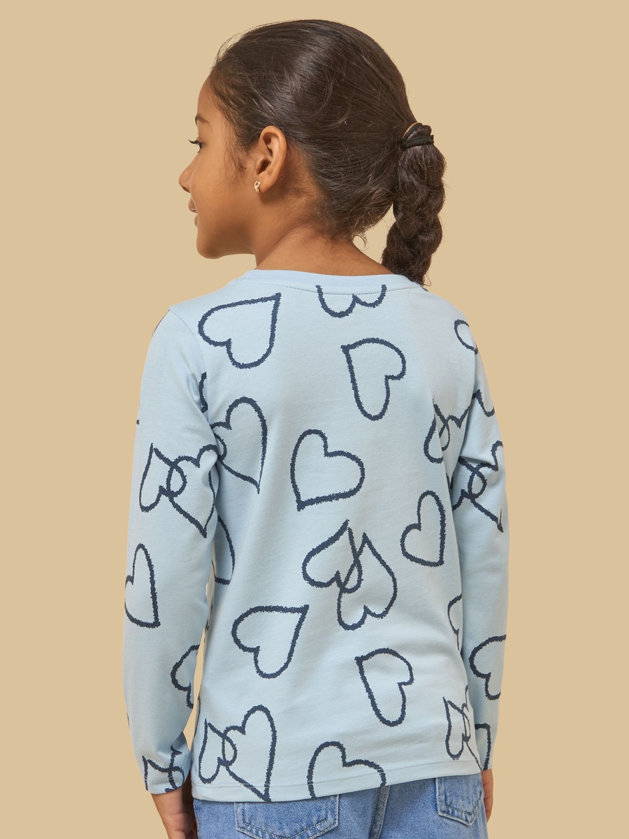 Heart Print T-Shirt