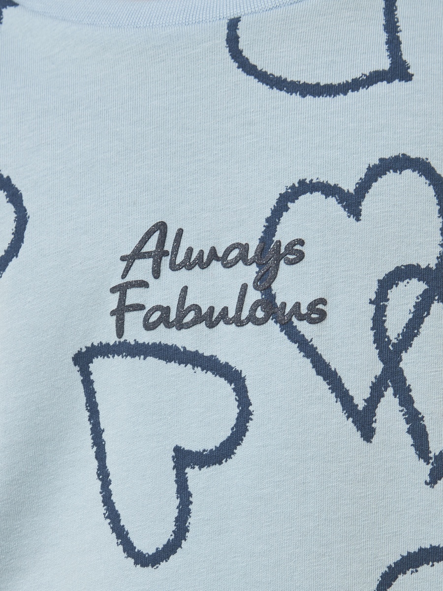 Heart Print T-Shirt