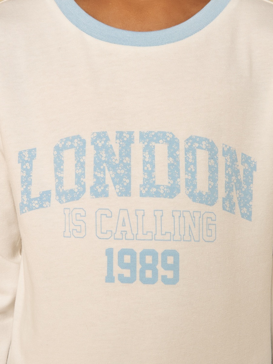 London Print Regular Fit Cotton T-Shirt