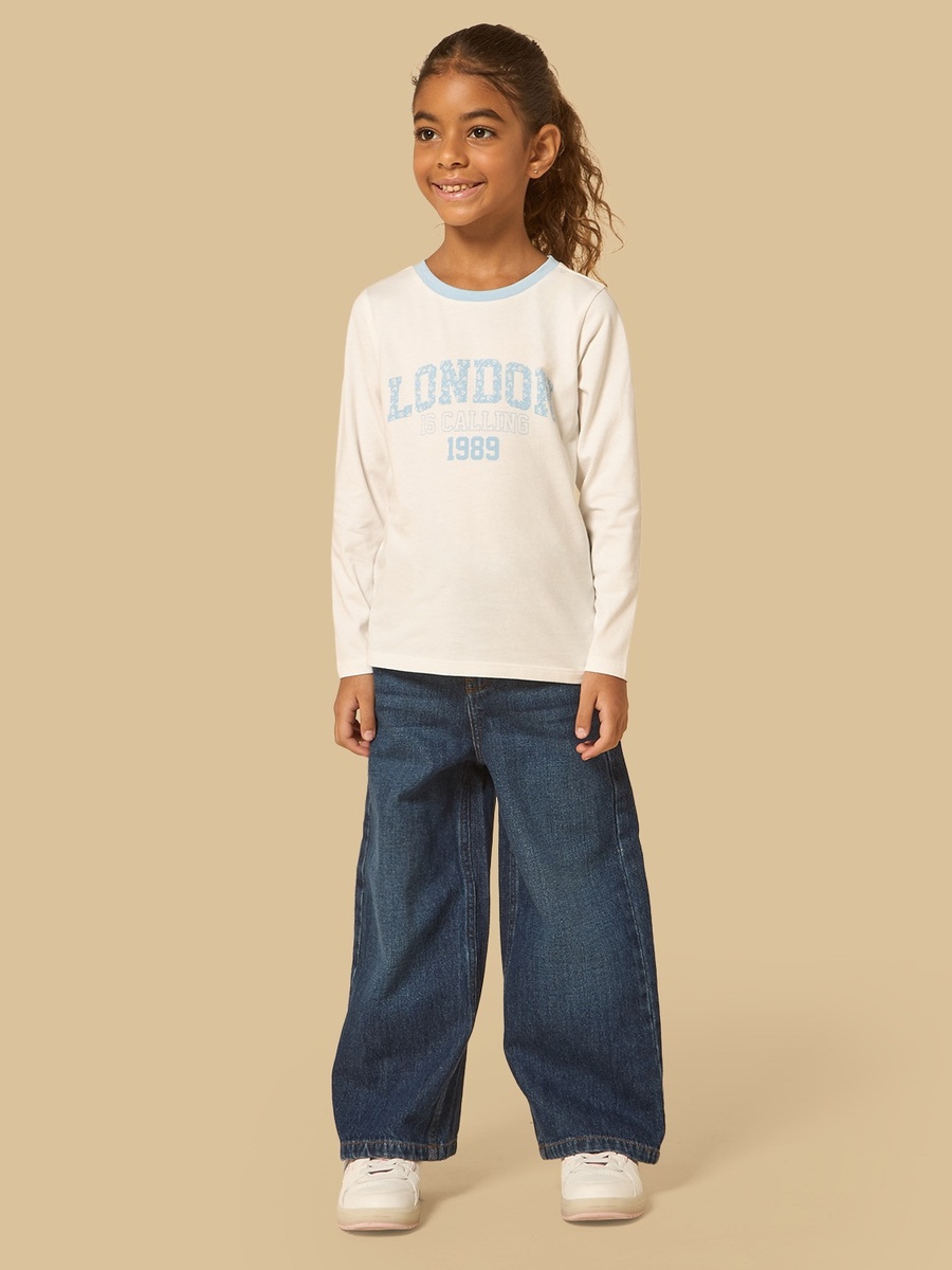 London Print Regular Fit Cotton T-Shirt