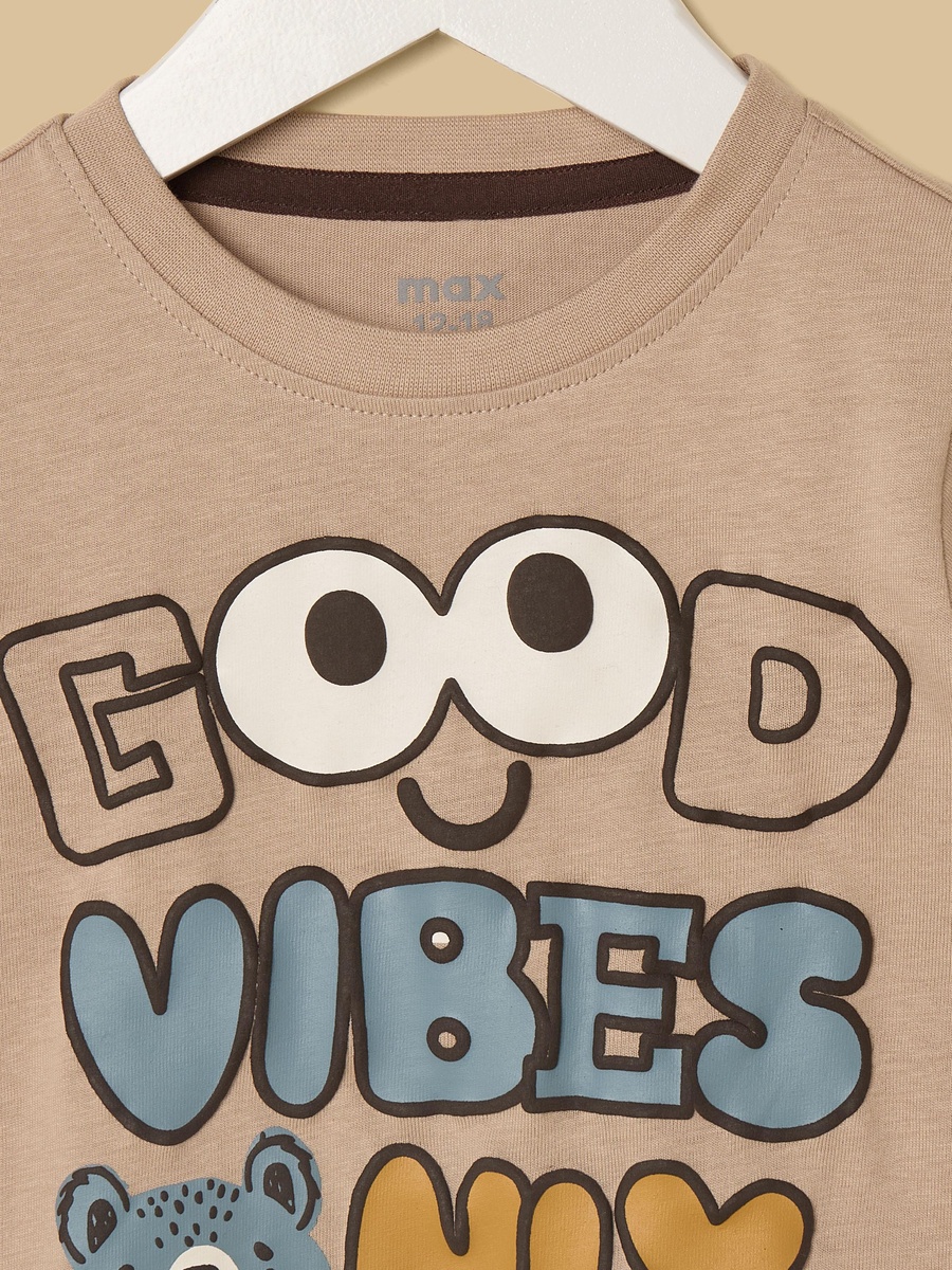 Slogan Print T-Shirt