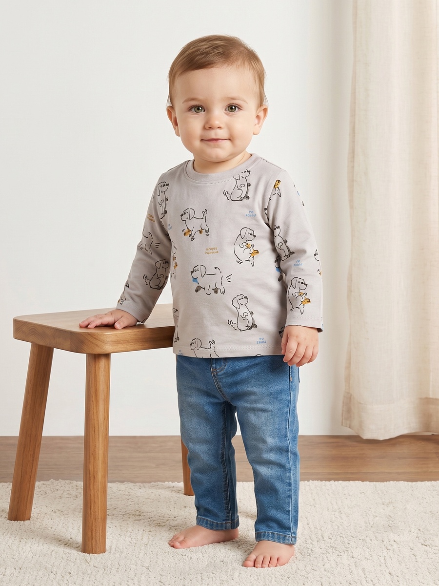 Dog Print T-Shirt