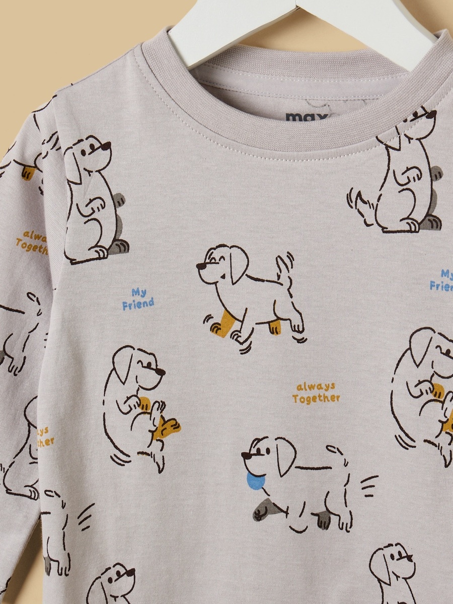 Dog Print T-Shirt