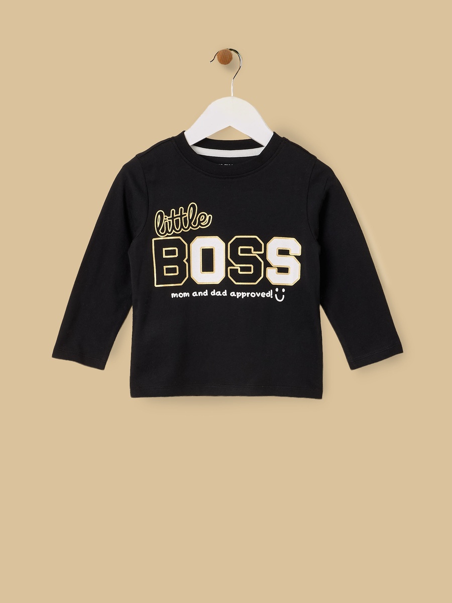 Little Boss Printed T-Shirt
