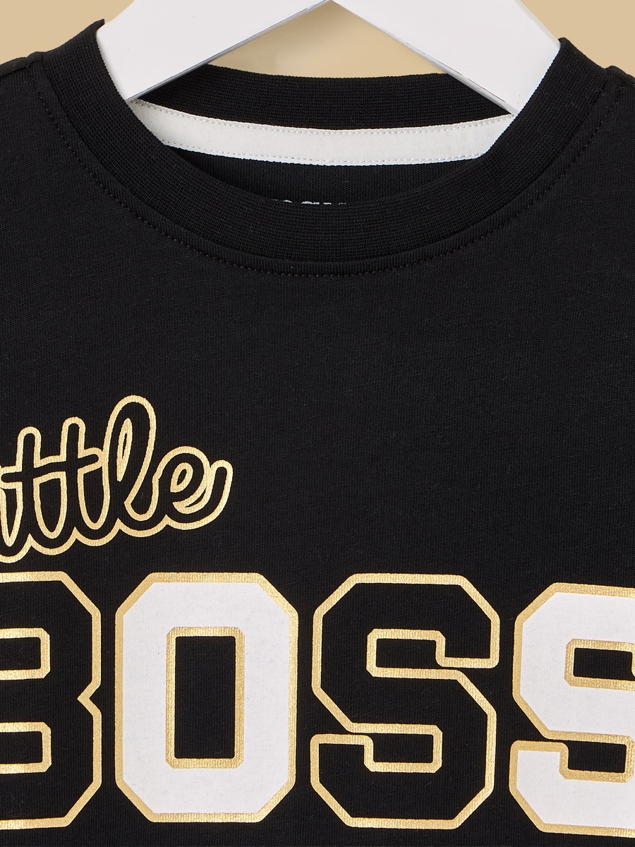 Little Boss Printed T-Shirt