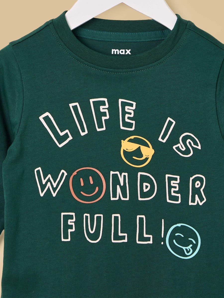 Slogan Print T-Shirt
