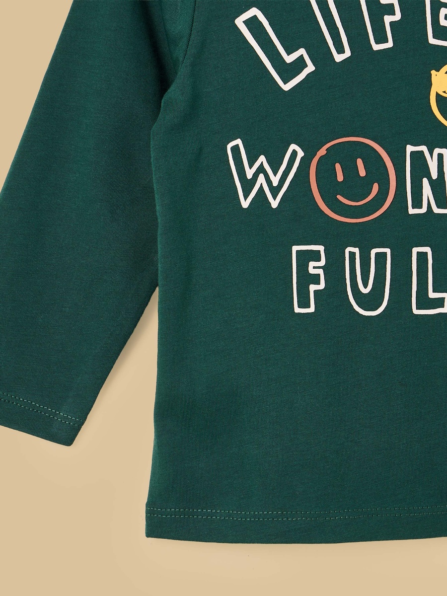 Slogan Print T-Shirt