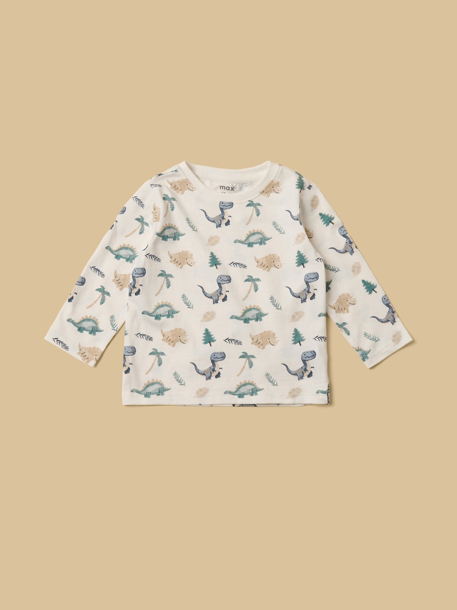 Pack of 3 - Dinosaur Print T-Shirt