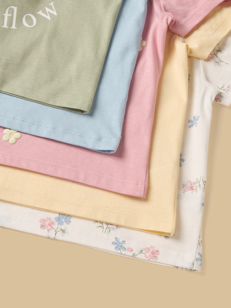 Pack of 5 - Printed T-Shirt