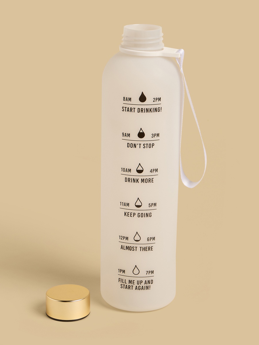 Tracker Print Water Bottle with Screw Lid