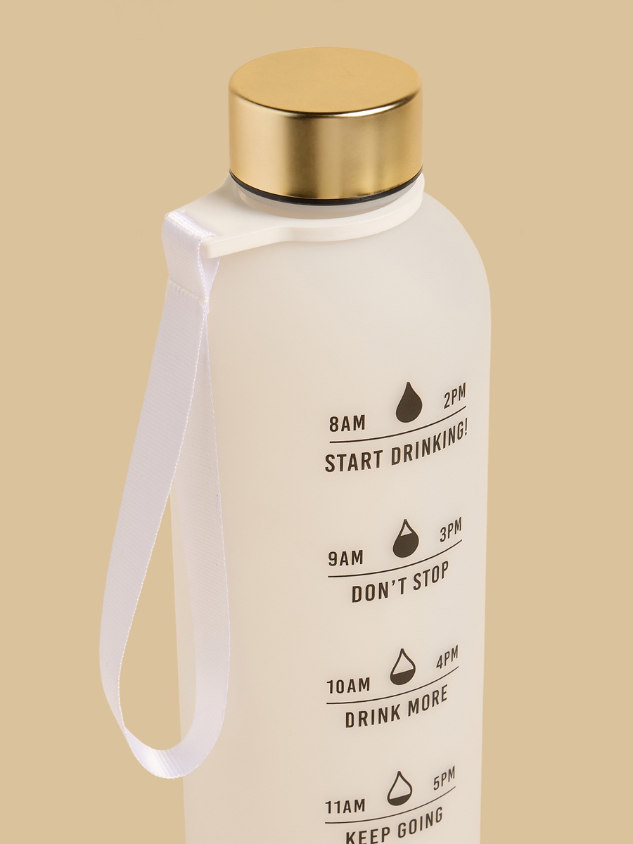 Tracker Print Water Bottle with Screw Lid