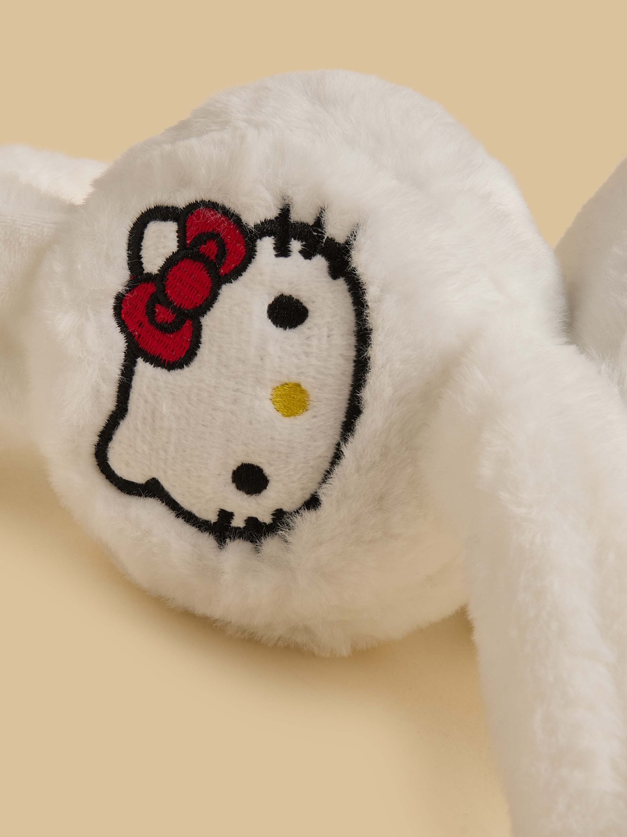 Hello Kitty Embroidered Ear Muffs