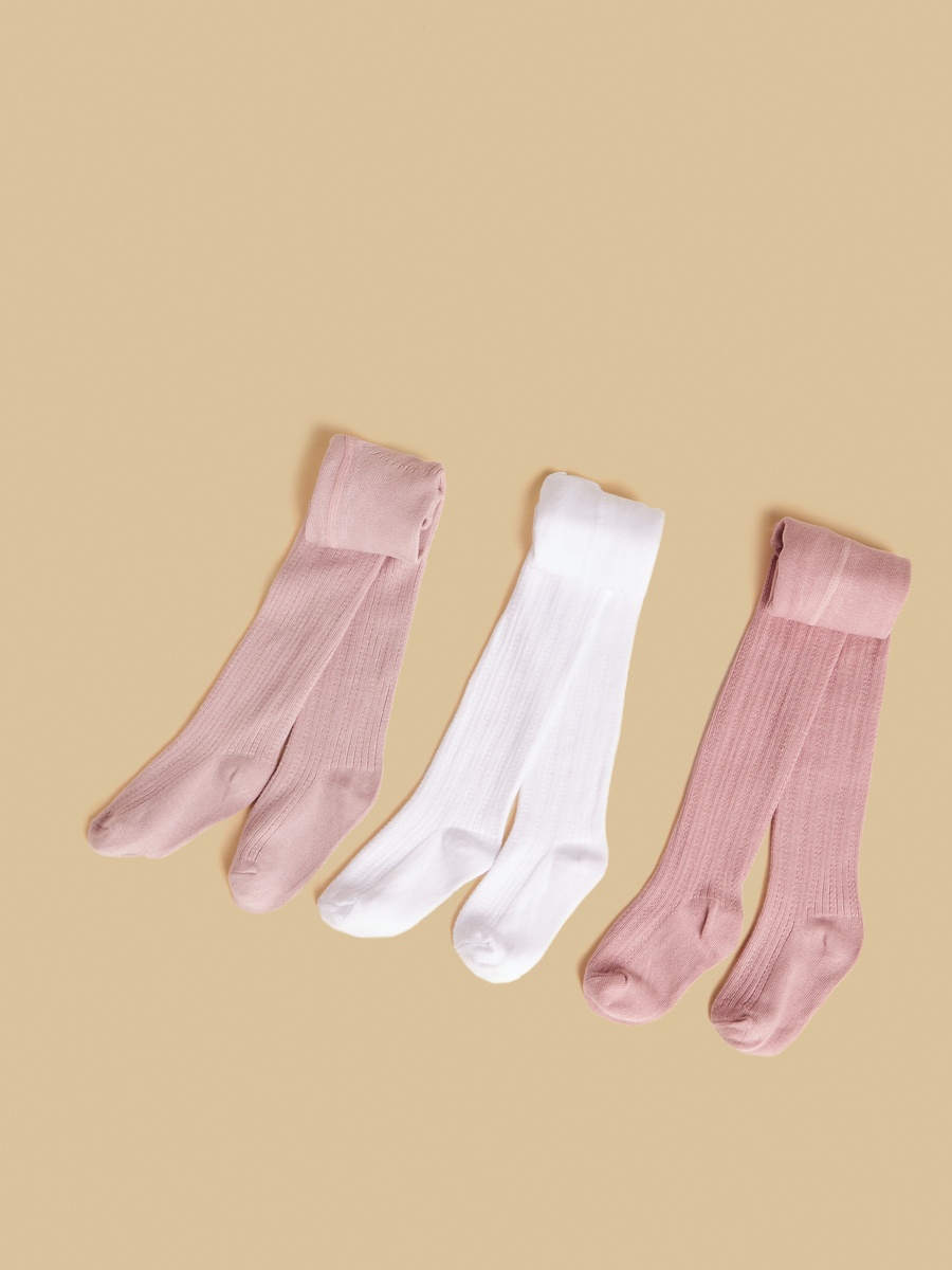 Pack of 3 - Textured Tights