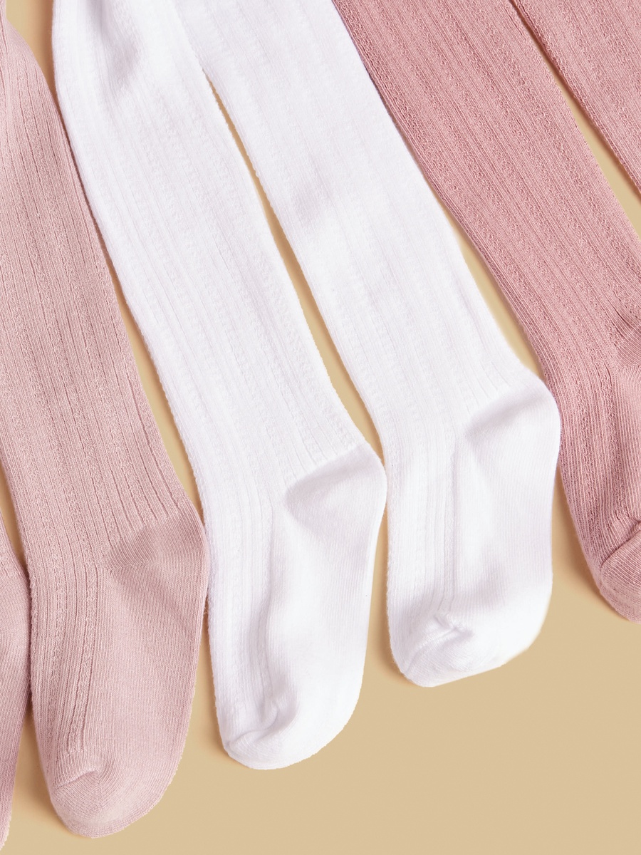 Pack of 3 - Textured Tights