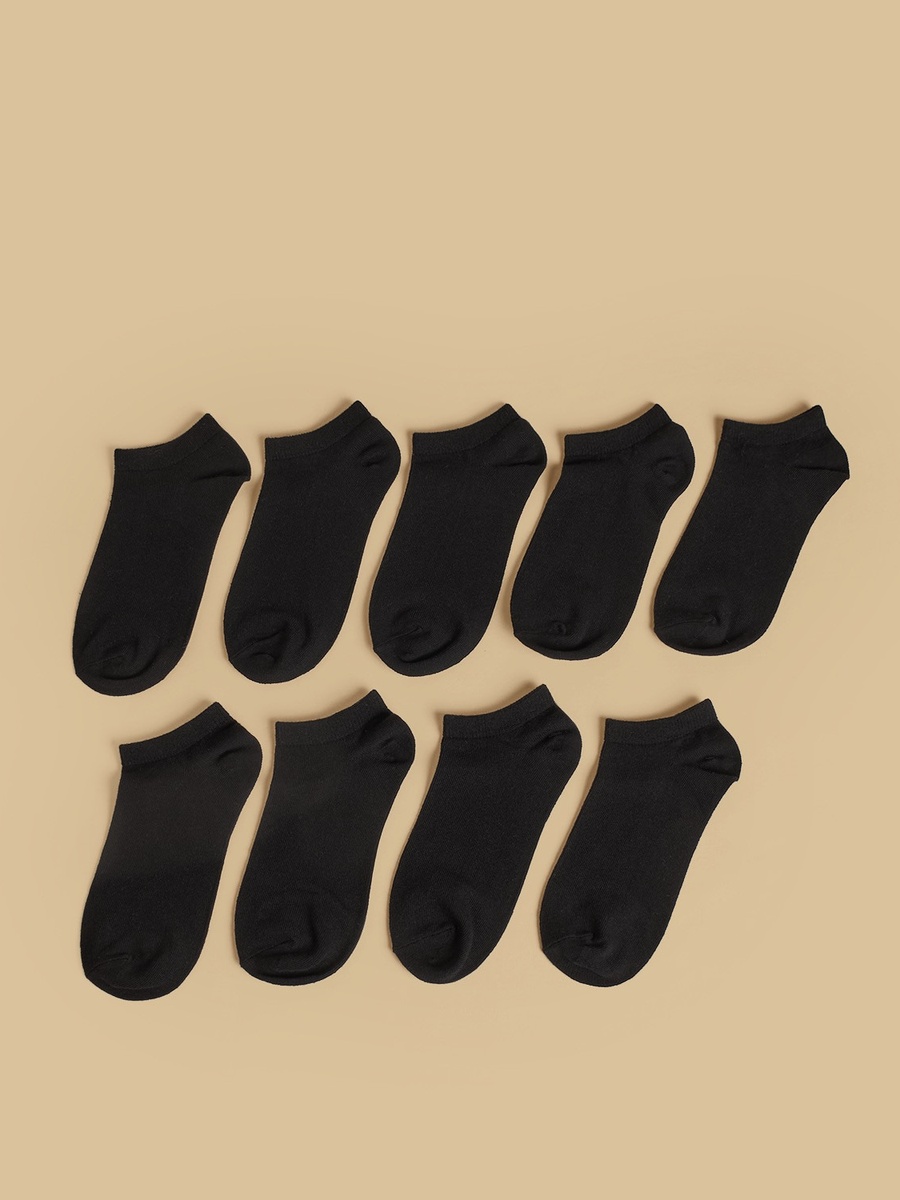 Pack of 9 - Calf Length Socks