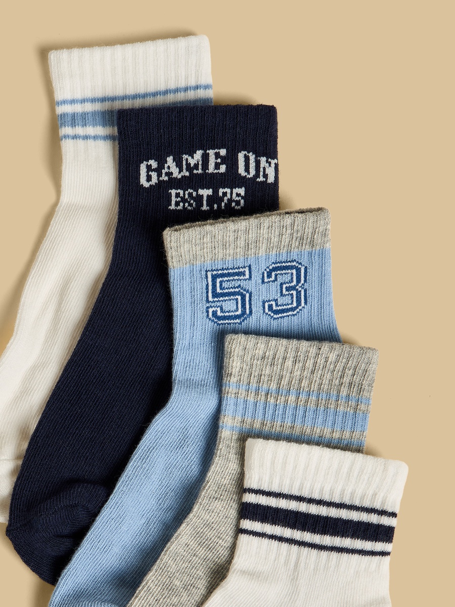 Pack of 5 - Ankle Length Socks
