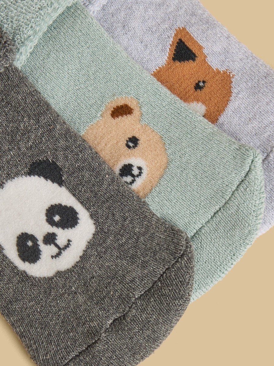 Pack of 3 - Printed Anti-Skid Socks