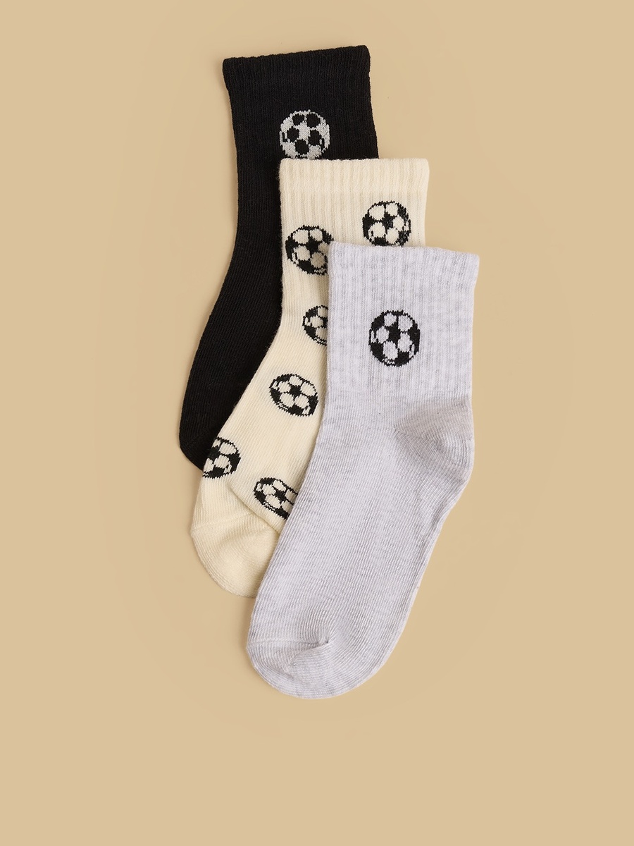 Pack of 3 - Football Print Socks