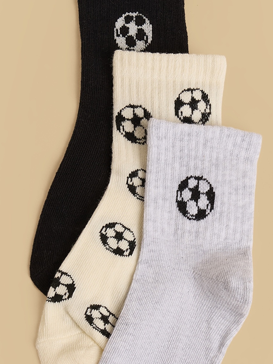 Pack of 3 - Football Print Socks