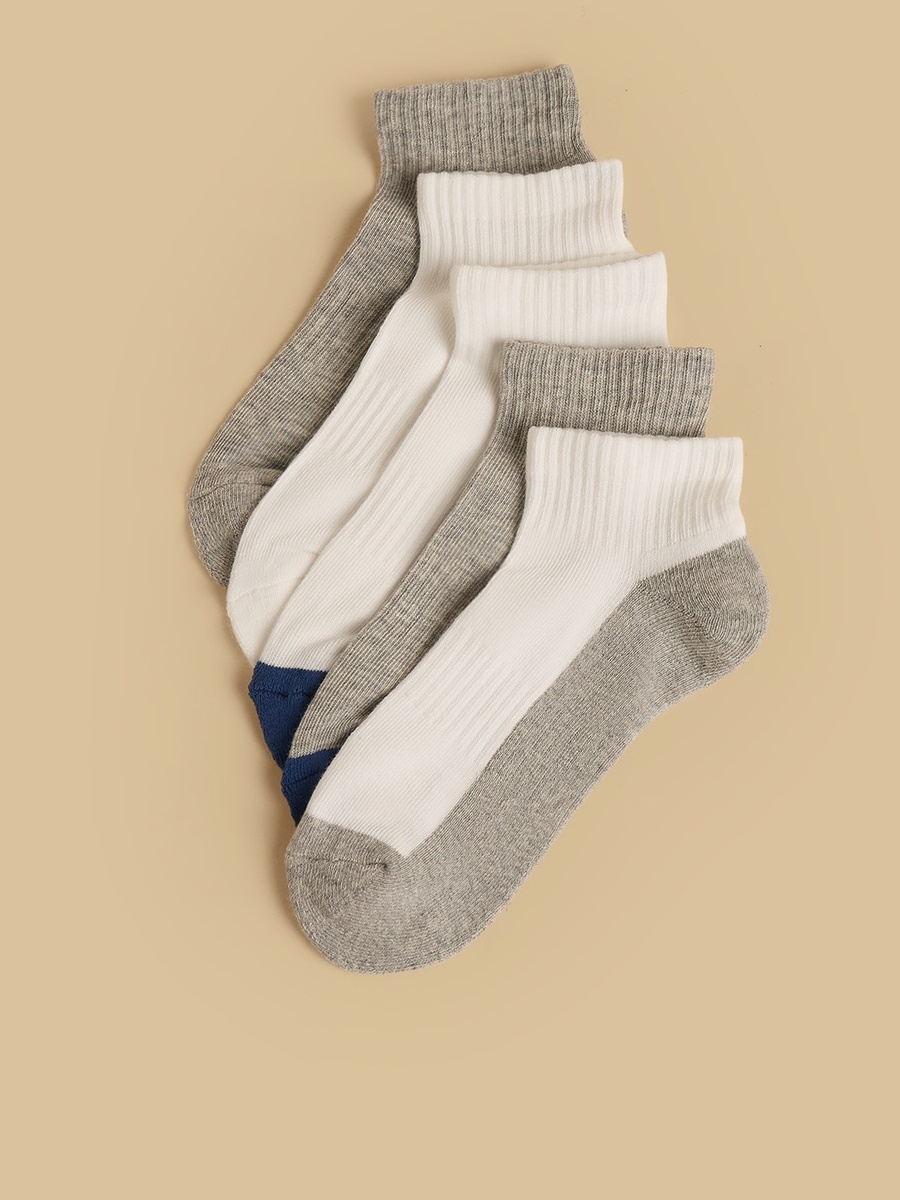 Pack of 5 - Half Terry Calf Length Sports Socks