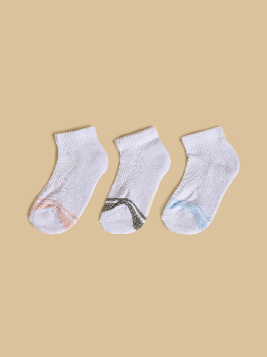Pack of 3 - Textured Ankle Length Socks