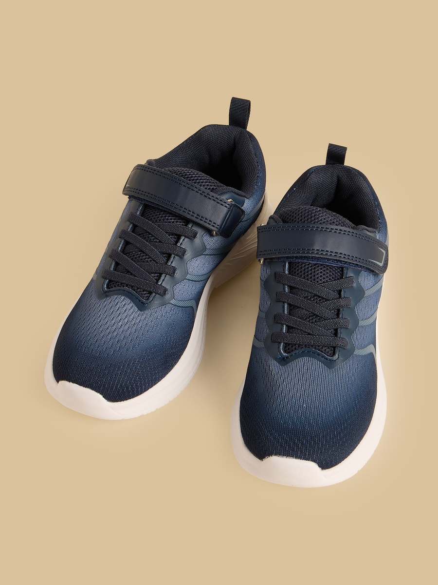 Ombre Sports Shoes with Hook and Loop Closure