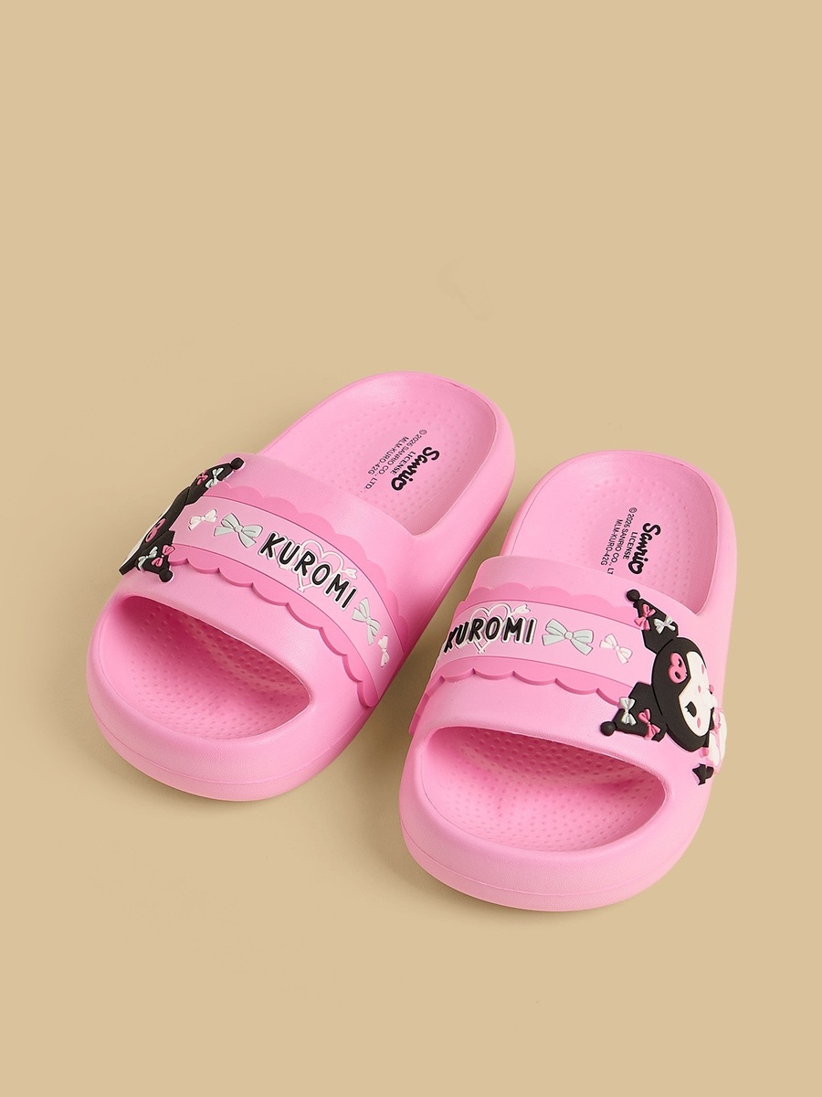 Kuromi Applique Slides