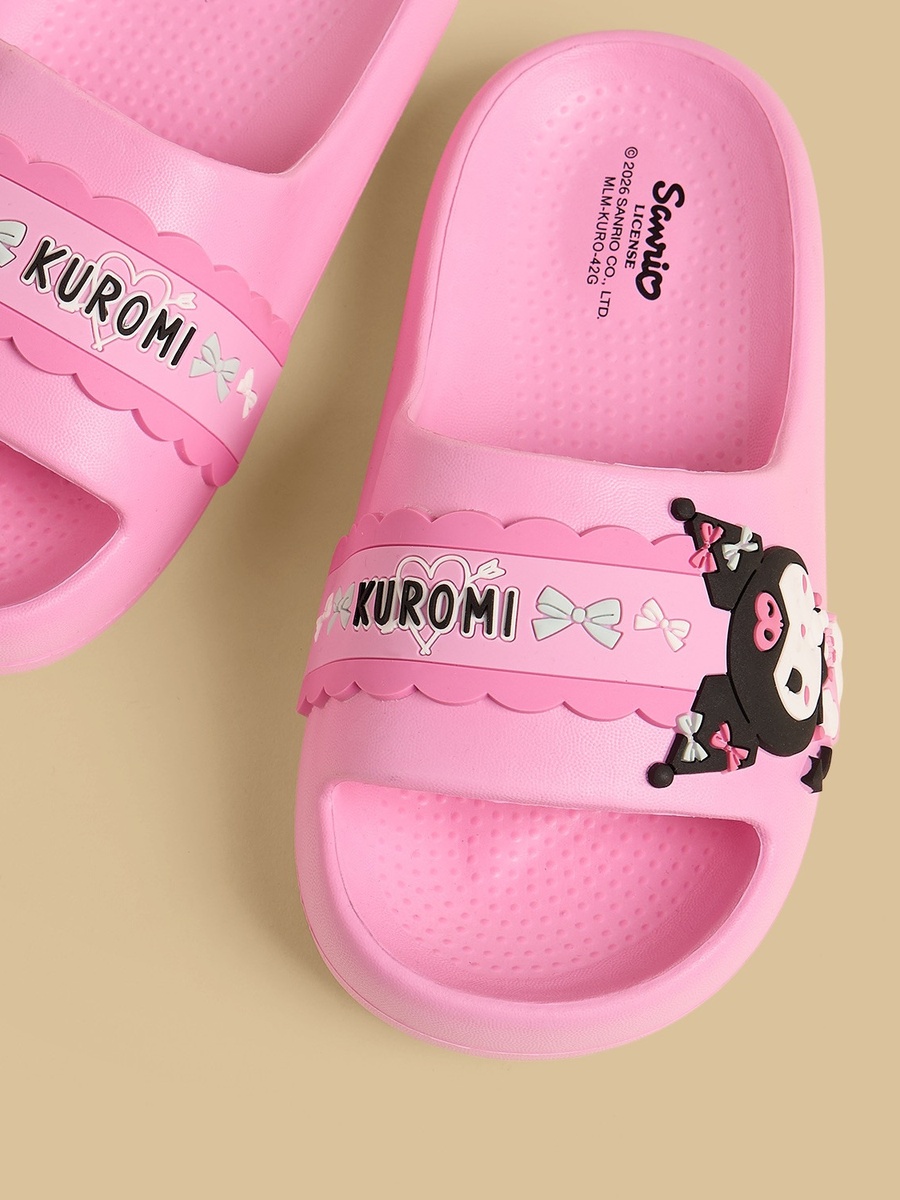 Kuromi Applique Slides
