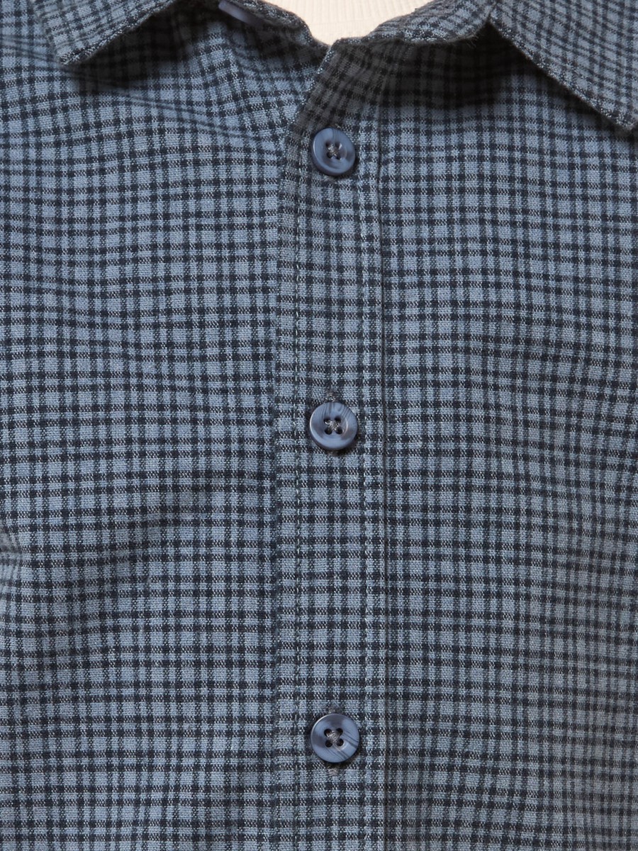 Checked Shirt with T-Shirt
