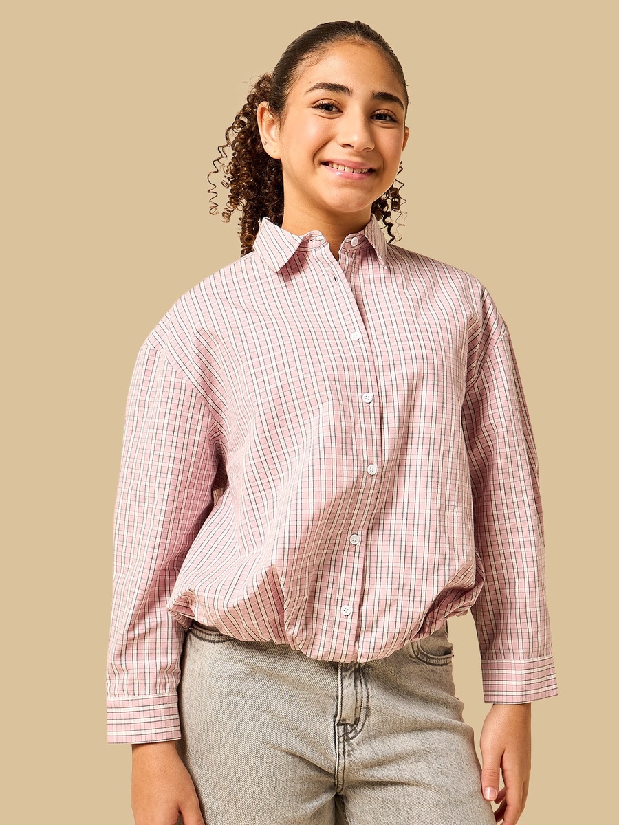 Checked Oversized Shirt