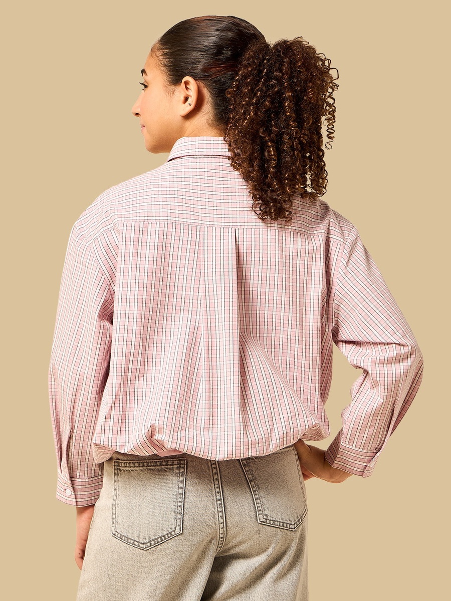Checked Oversized Shirt