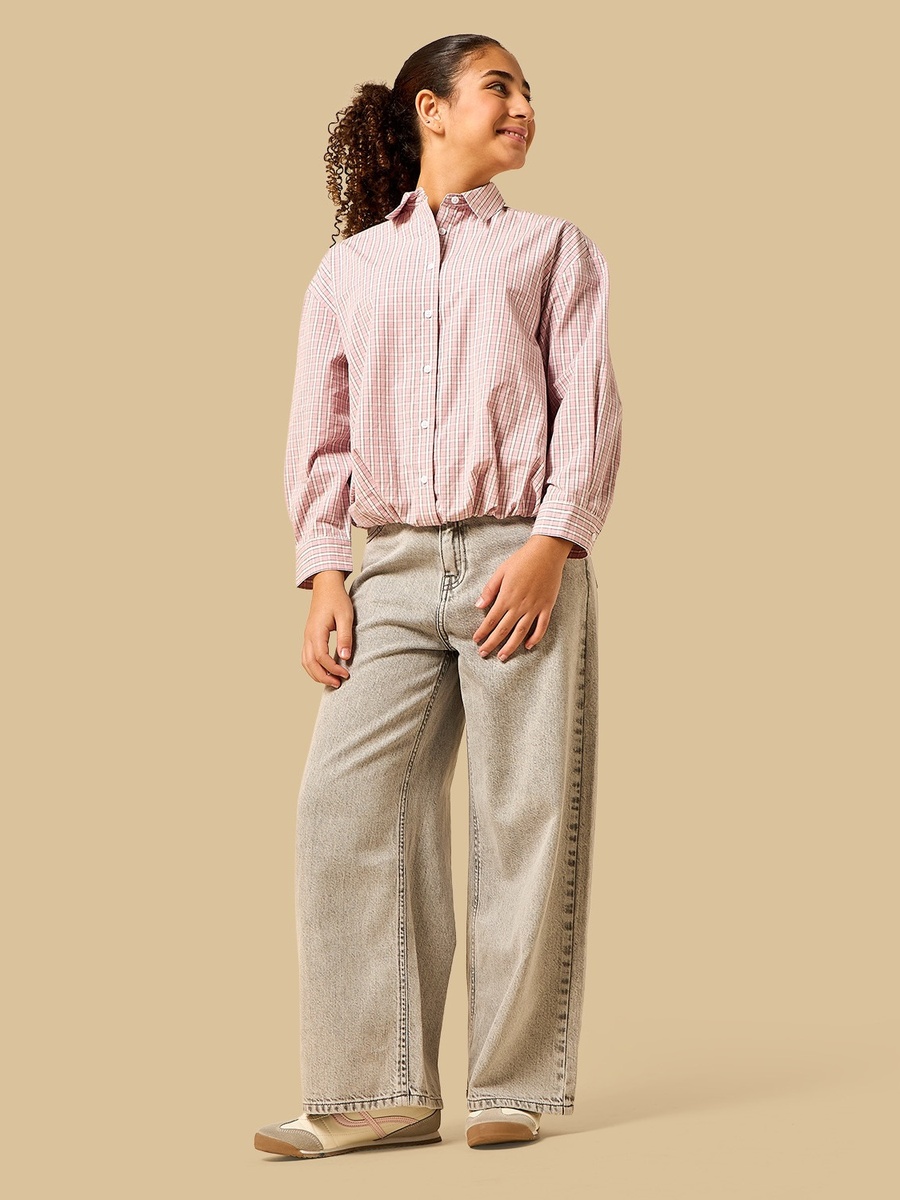 Checked Oversized Shirt