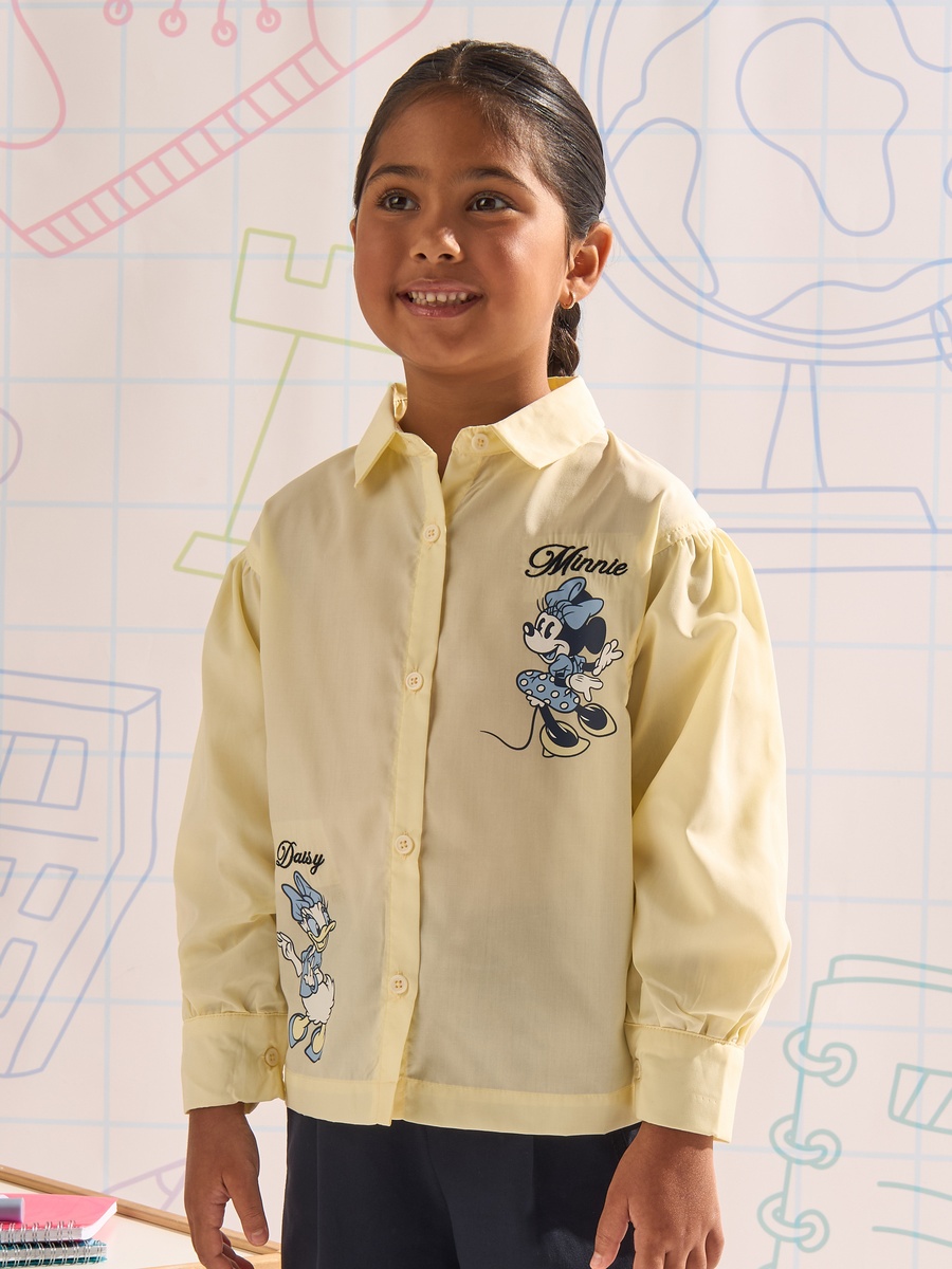 Minnie Mouse and Daisy Duck Print Shirt