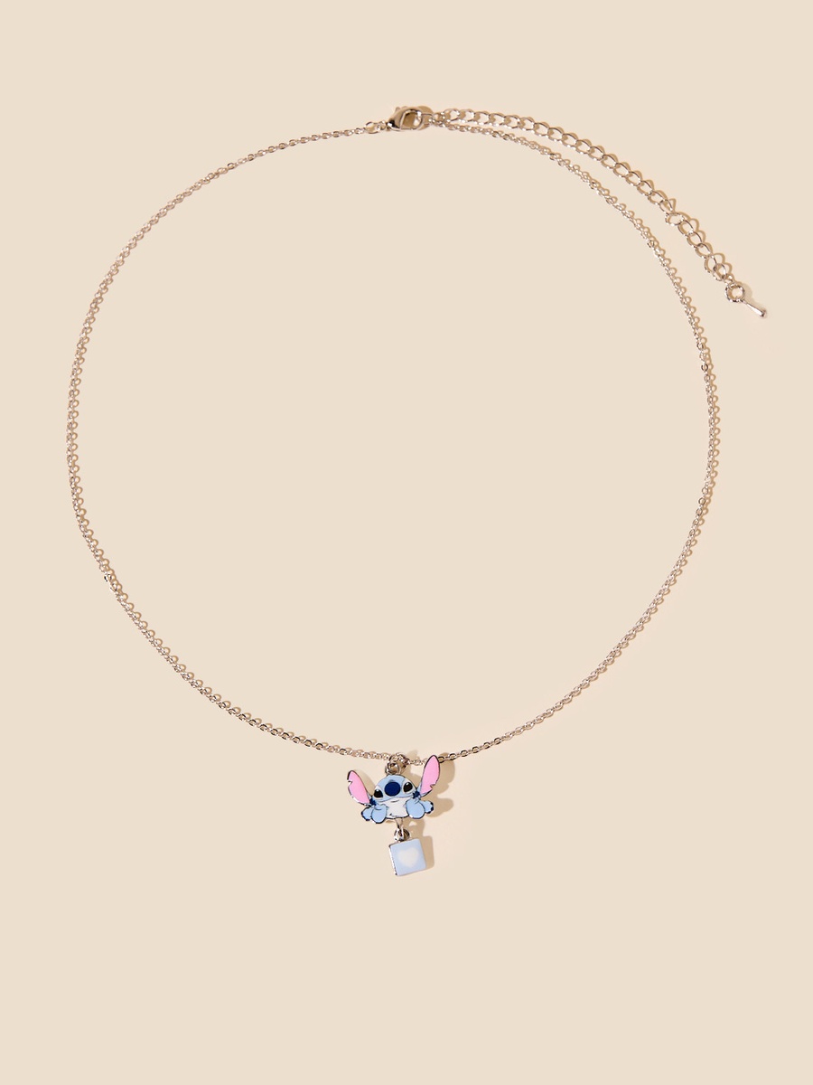 Stitch and Angel Charm 5-Piece Jewellery Set